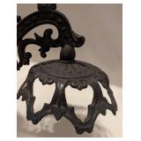 Cast Iron Oil Lamp Wall Bracket