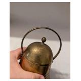 Brass Tea Canister with Handle
