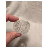 Open Crystal Salt Cellars Lot - 6 ct
