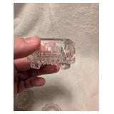 Open Crystal Salt Cellars Lot - 6 ct