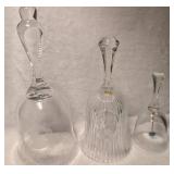 Crystal Bell Lot - 3 ct