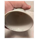 Porcelain Bell Lot - Cardinal + Yellow Rose Design 1980