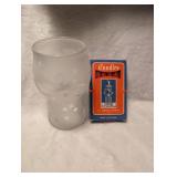 Dutch Angel Chimes Candle Set with Frosted Angle/Star Glass