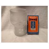 Dutch Angel Chimes Candle Set with Frosted Angle/Star Glass