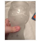 Dutch Angel Chimes Candle Set with Frosted Angle/Star Glass