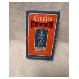 Dutch Angel Chimes Candle Set with Frosted Angle/Star Glass