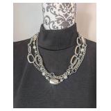 Circle Filigree Pendant Necklace + 2 Chain Styles - 3 ct