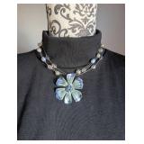 Floral Crystal Statement Necklaces - 2 ct