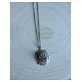 Decorative Owl Pendant Magnifier Glass Necklace + Steam Punk Necklace Lot