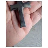 Stainless Steel Cross Pendant with Chain