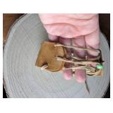 Native American Style Bone and Turquoise Bracelet