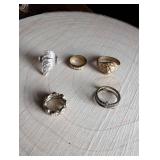 Mixed Jewelry Ring Lot - 5 Pieces
