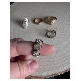 Mixed Jewelry Ring Lot - 5 Pieces
