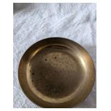 Brass Floral Trinket Box with Rose Design