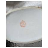 German Porcelain Lady Powder Box