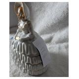 German Porcelain Lady Powder Box