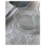 Art Deco Silver Vanity Set with Mirror and Brush