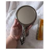 Art Nouveau Silver Vanity Set