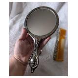 Art Nouveau Silver Vanity Set