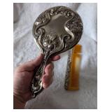 Art Nouveau Silver Vanity Set
