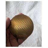 Stratton Honeycomb Pattern Compact Mirror