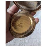 Stratton Honeycomb Pattern Compact Mirror