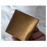 Art Deco Palm Tree Powder Compact