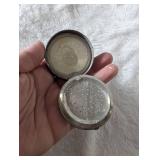 Morida Metal Powder Compact with Decorative Scene