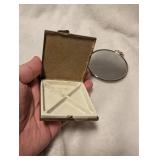 Art Deco Powder Compact and Among the Poppies Mirror + Round Compact Mirror