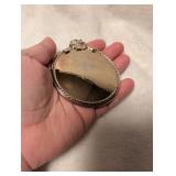 Art Deco Powder Compact and Among the Poppies Mirror + Round Compact Mirror