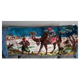 Tropical Horse Scene Tapestry Wall Hanging