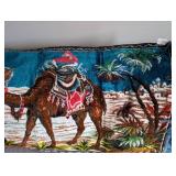 Tropical Horse Scene Tapestry Wall Hanging
