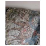 Tropical Horse Scene Tapestry Wall Hanging