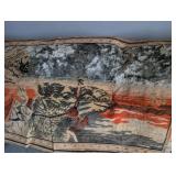 Japanese Landscape Textile Wall Hanging
