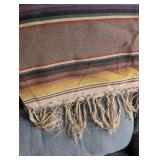Mexican Serape Blanket with Fringe
