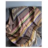 Mexican Serape Blanket with Fringe