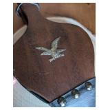Eagle Emblem Wooden Fireplace Bellow