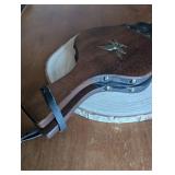 Eagle Emblem Wooden Fireplace Bellow