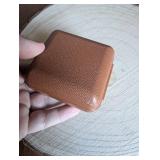 Westclox Travel Alarm Clock Brown Case