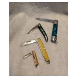 Collection of Early 1900s Pocket Knives