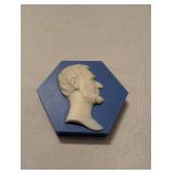 Mosaic Company Relief Portrait Plaque Paperweight