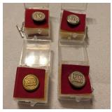 Railroad Company Logo Button Collection