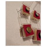 Railroad Company Logo Button Collection