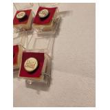 Railroad Company Logo Button Collection