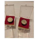 Railroad Company Logo Button Collection