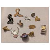 Mixed Lapel Pin Collection with Galaxy Pendant