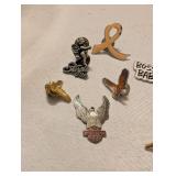 Mixed Lapel Pin Collection with Galaxy Pendant