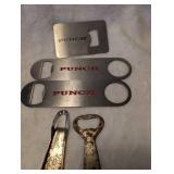 Punch Bottle Openers Collection with Pabst Beer Opener