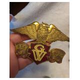 1975 Winchester Western Eagle and Horse Hood Ornament