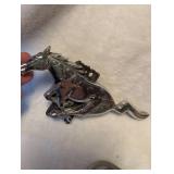1975 Winchester Western Eagle and Horse Hood Ornament